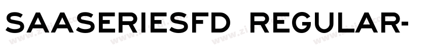 SaaSeriesFD Regular字体转换